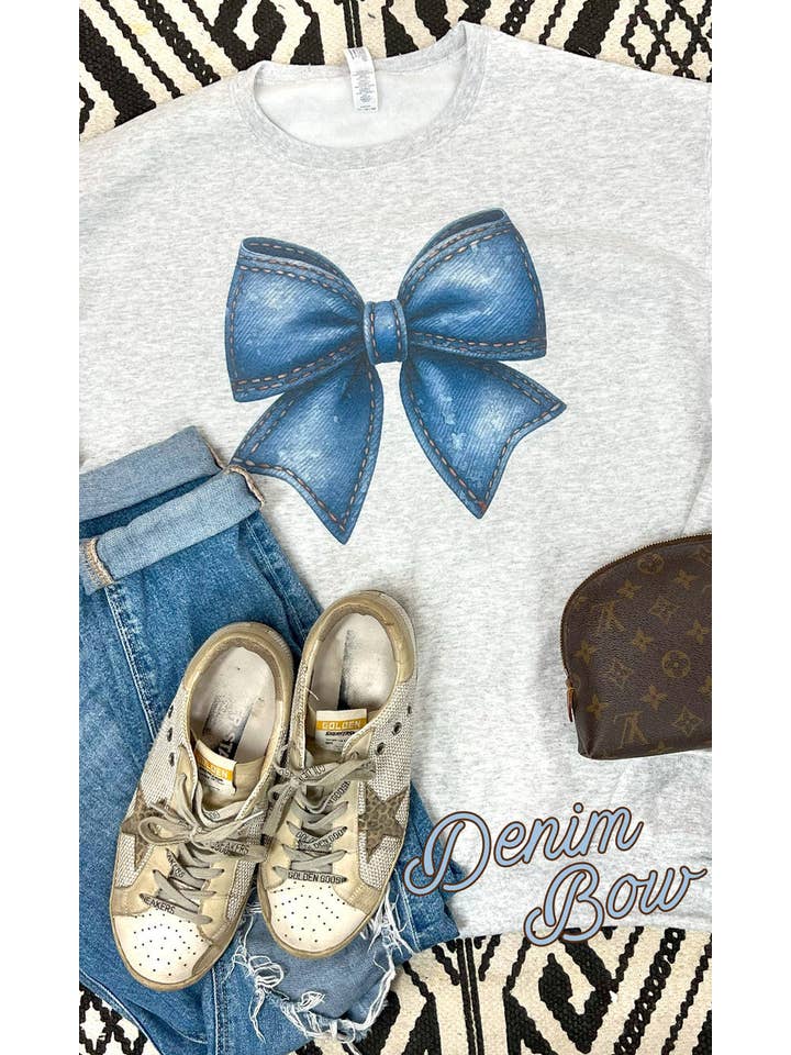 Sugar Stitch - Wholesale Graphic Sweatshirt - Women's - Big On Bows Graphic Sweatshirt7