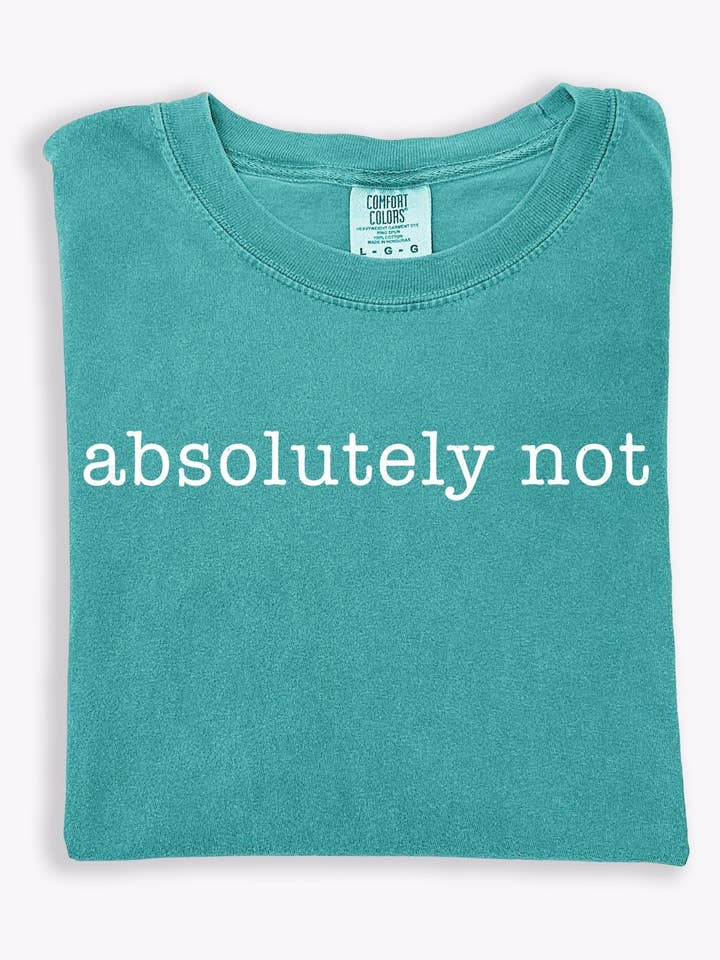 Absolutely Not Wholesale Tee for wholesale by Wills Creek Designs