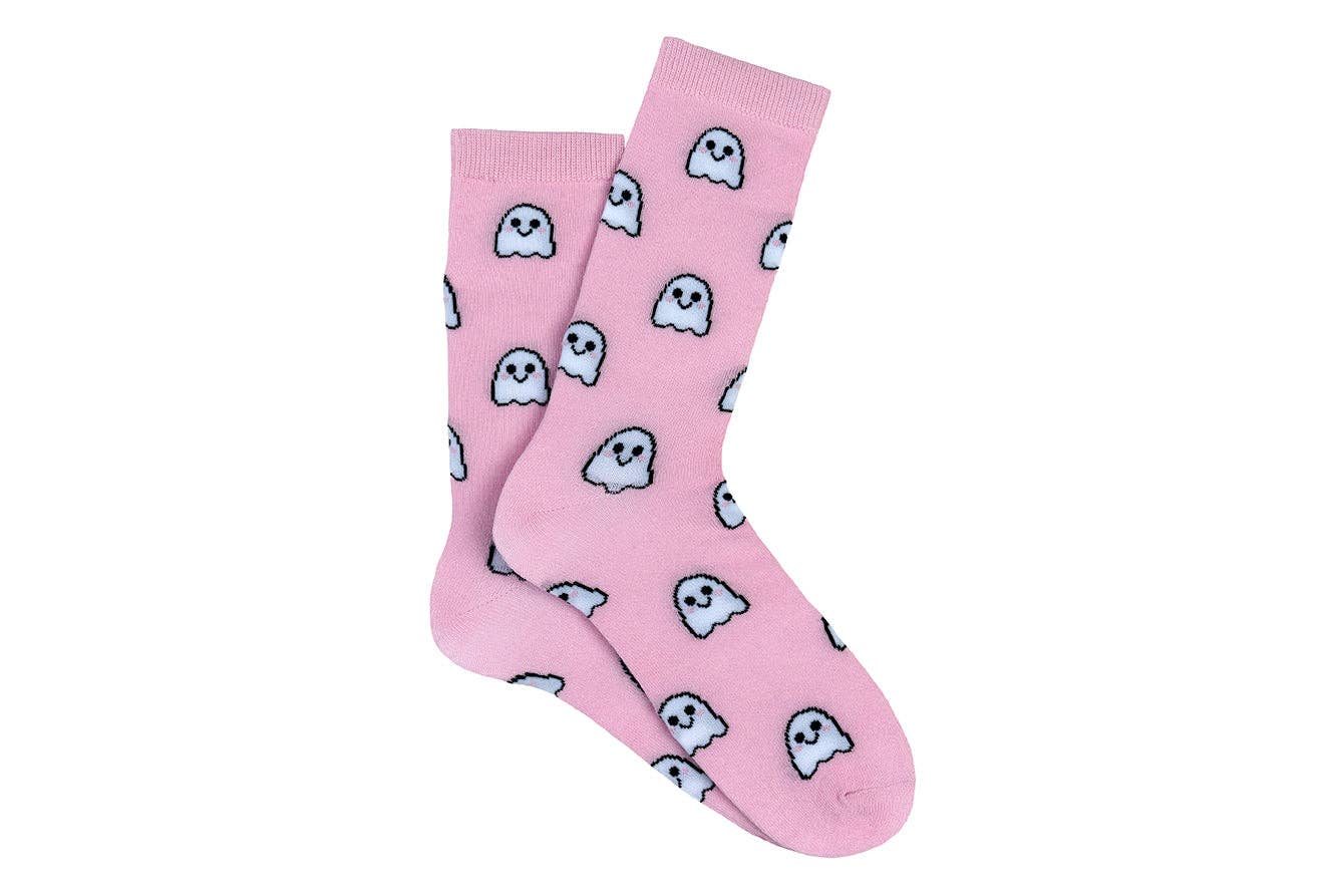 Everything Legwear - Wholesale Socks - Unisex - Sock House Co. Allover Ghost Crew Socks0