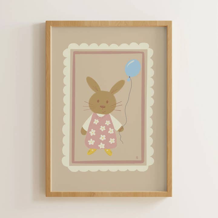 Stampa d'Arte per Bambini - Vacanze – A4 & A3 per la vendita all'ingrosso da parte di Kago Studio