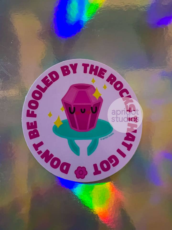 Ring Rocks Sticker for wholesale by Apridot Studios