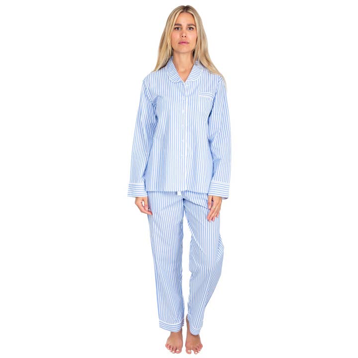Pijama largo clásico Braddock para mujer para venta al por mayor de Sant and Abel