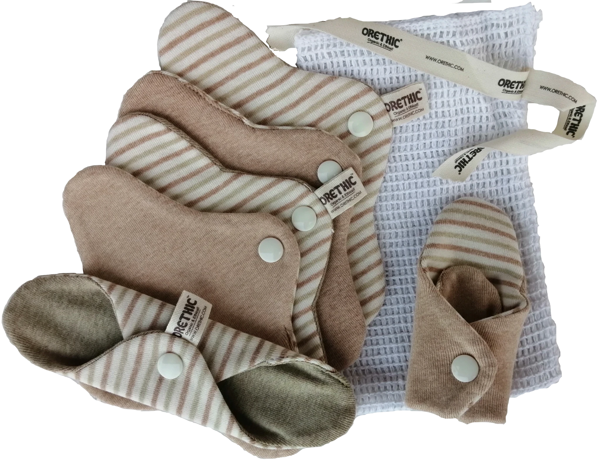 Orethic – wholesale Mensunderkläder - Dam – Ekologiska trosfodral kort 7” Tierra - 3-Pack8