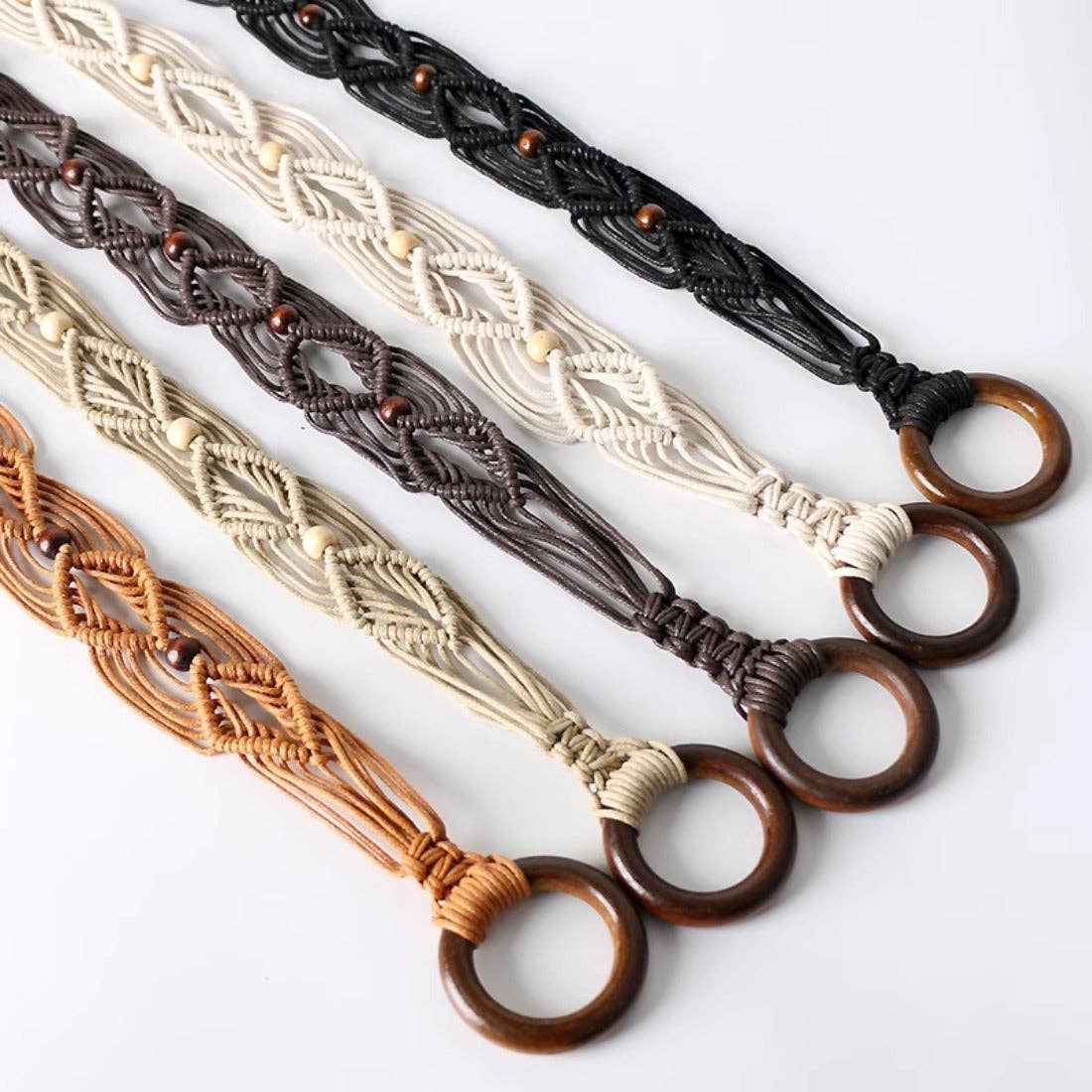 Funkyrel® Atzbranding Limited - Wholesale Belt - Women's - Beco - Bohemian Vintage Woven Belt7