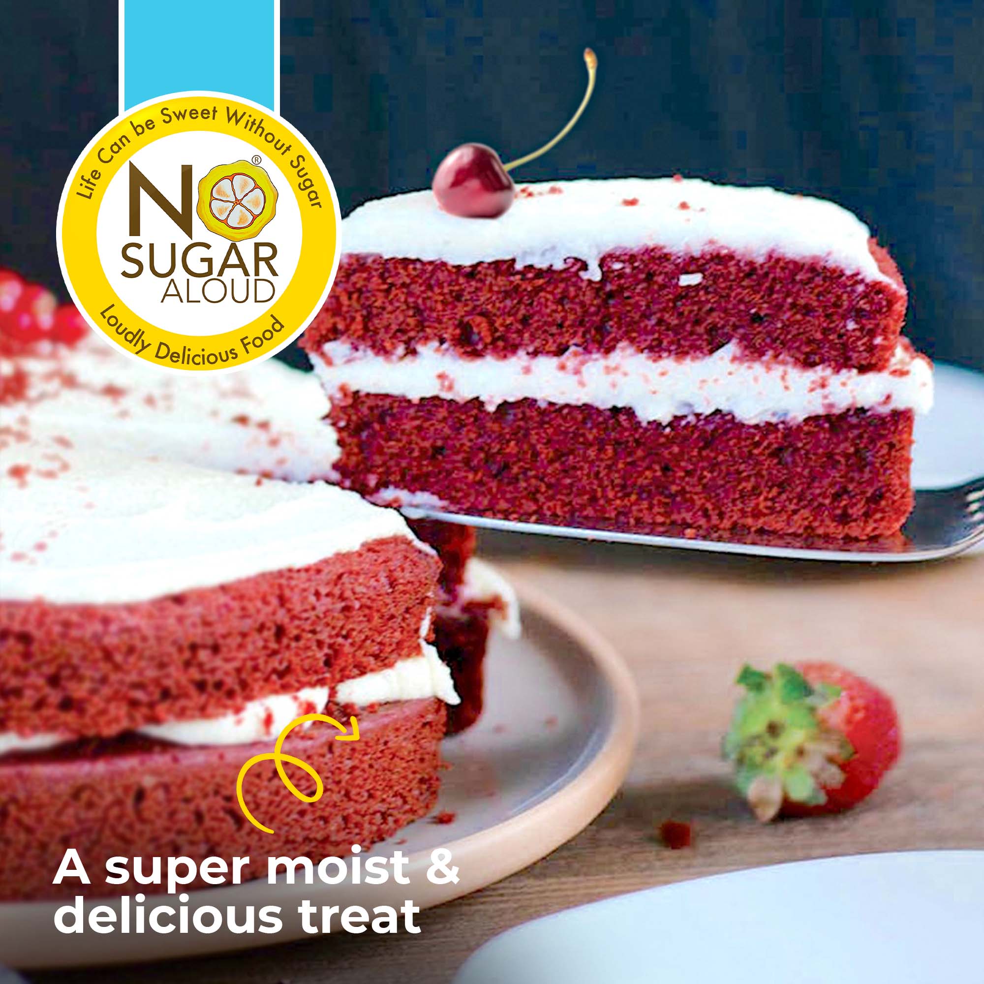 No Sugar Aloud LLC - Wholesale Cake Mix - Low-Carb Velvet Cake Mix8