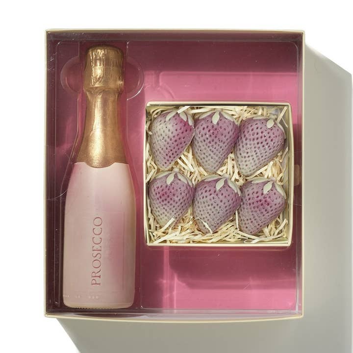 Choc on Choc - Wholesale Chocolate Box - Chocolate Prosecco And Strawberries Gift Box