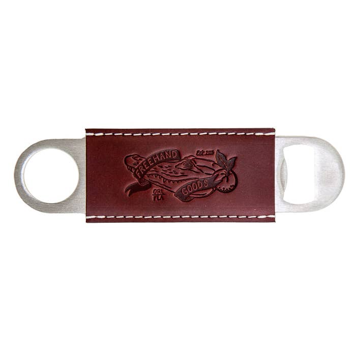 Freehand Goods - Wholesale Bottle/Wine Opener - Leather Bottle Opener