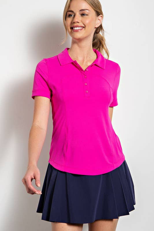 Sunday Morning – wholesale Polo – Women’s – T859737 Short Sleeve Quick Dry Golf Polo T-Shirt8