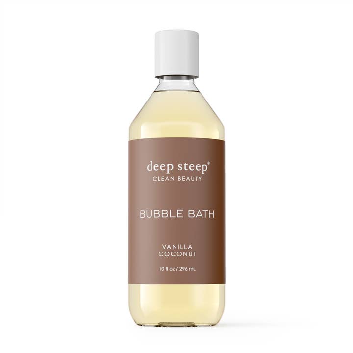 Deep Steep Clean Beauty - Wholesale Bubble Bath - Bubble Bath - Vanilla Coconut 10oz
