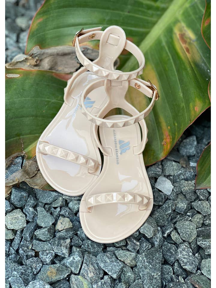 Shoes By Alexandria Brandao – Großhandel Sandalen – Kinder – Aria Nude Beige Jelly Kinder-Sandalen für Mädchen4
