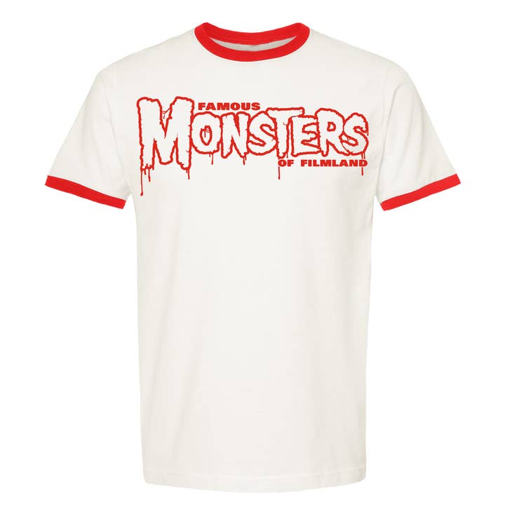 Famous Monsters Dripping Logo Ringer Tee for wholesale by Famous Monsters