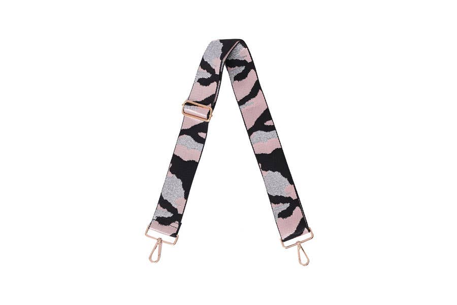 Nima Accessories Inc - Wholesale Bag Strap - Women's - Camouflage Printed Guitar Style Handbag Strap2
