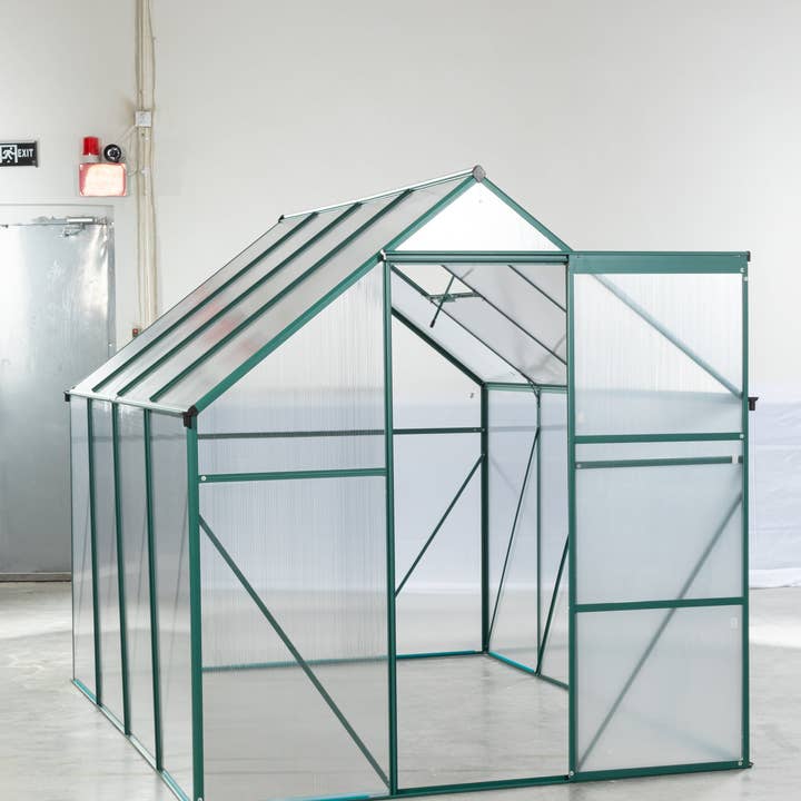 39F Inc. - Wholesale Outdoor Ornament/Decor - Walk-In Green-6 x 8 FT Outdoor Patio Greenhouse Sliding Door13