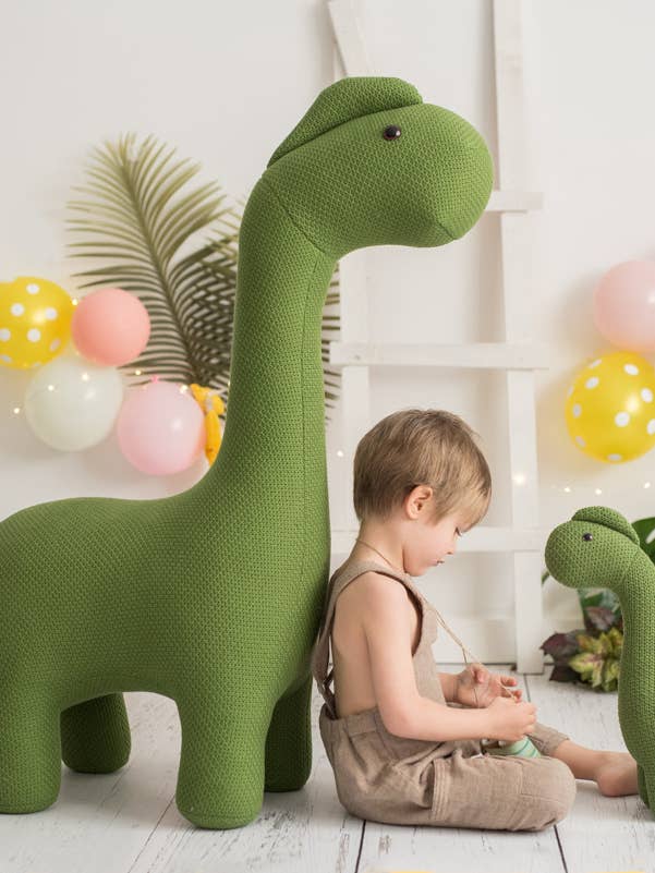 STOFFTIERSET DINOSAURIER AUS 100% BAUMWOLLE für den Großhandel von Crochetts