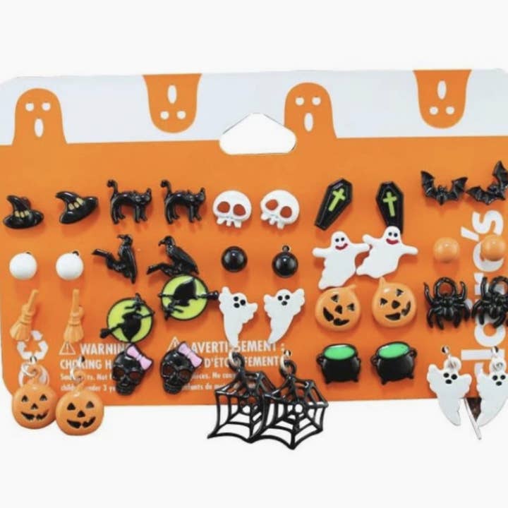 Förpackningar av Halloween Stud Örhängen för wholesale av Kate Tuesday Jewelry