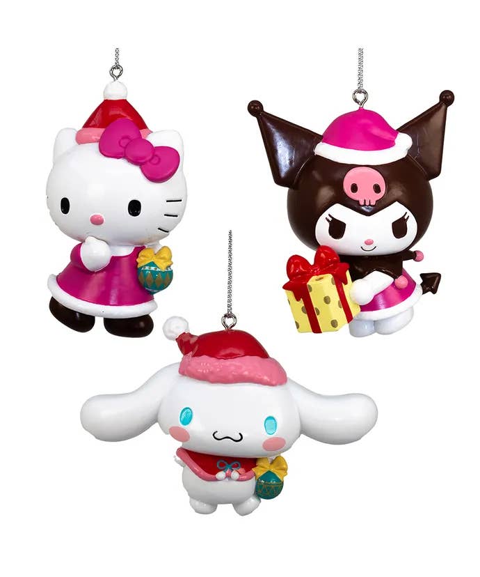 Kurt S. Adler, Inc. - Wholesale Ornament - 3.5" Hello Kitty & Friends Ornament 3 Assorted