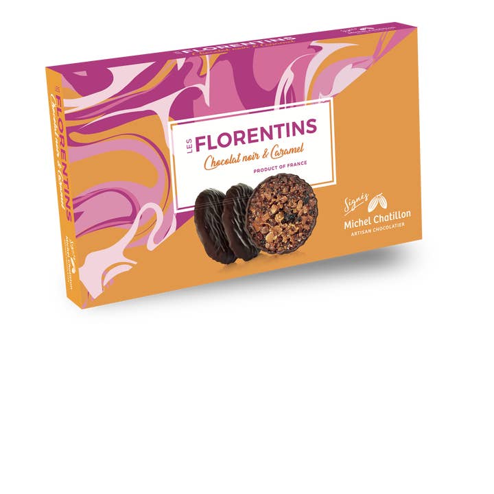 Maison de florentins – wholesale Kakor – Florentins med saltat smörkaramell och mörk choklad0