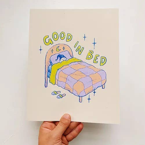 Allison Mckeen Art - Vente Affiche d'art - imprimé - bon au lit