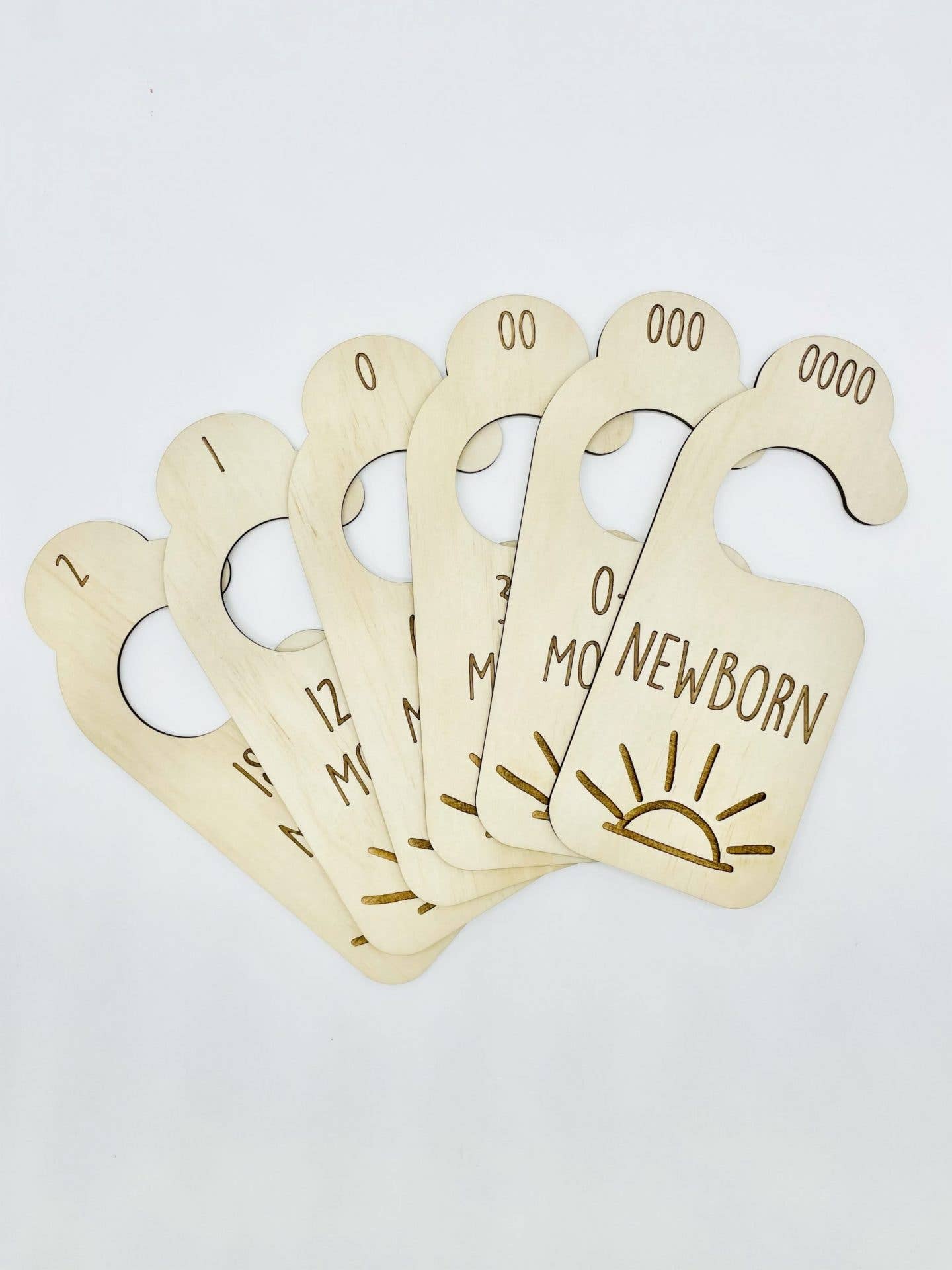 Timber Tinkers - Wholesale Clothes hangers - Nursery Wardrobe Dividers - Sun2