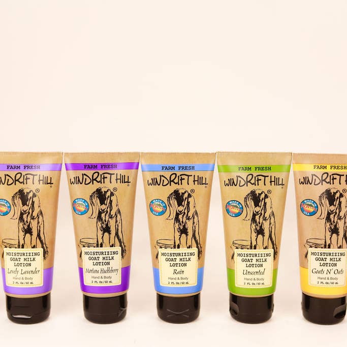 Windrift Hill Goat Milk Skincare - Wholesale Hand & Body Lotion - Relaxing Goat Milk Lotion - Tube | 6pack4