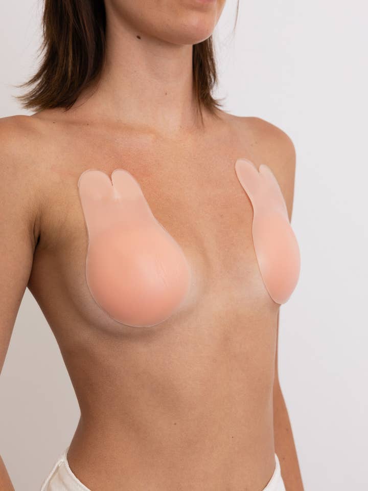 Pink Silicone Breast Lift Pads – Stick-On Push-Up Nipple Cover for wholesale on Faire1