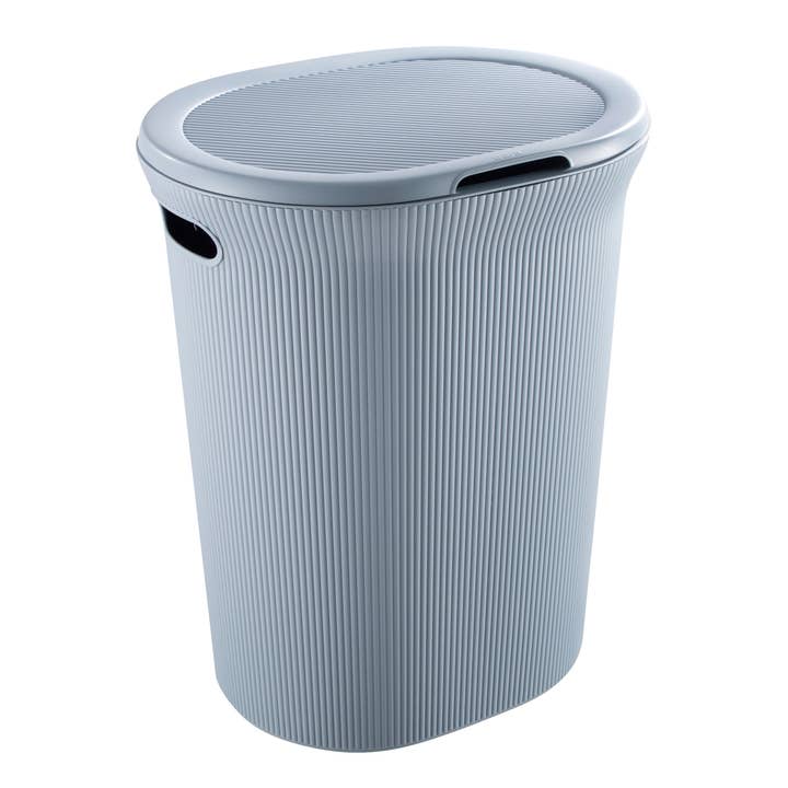 Superio Brand - Wholesale Laundry Hamper - Ribbed Collection Laundry Hamper 40 Liter with Lid & Handles3