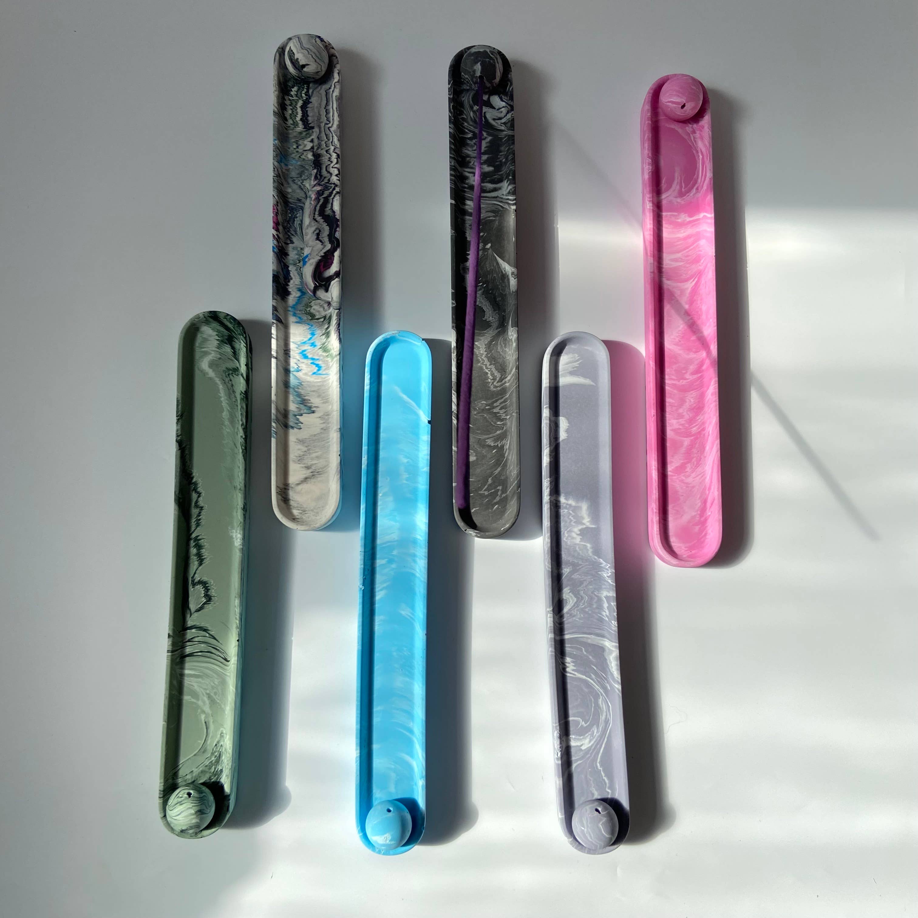 AlphaGrayArt - Wholesale Incense Holder - Jesmonite Pour Incense Stick Burner| Incense Stick Holder1