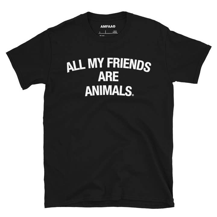 AMFAA® Classic Short-Sleeve T-Shirt for wholesale by all my friends are animals®