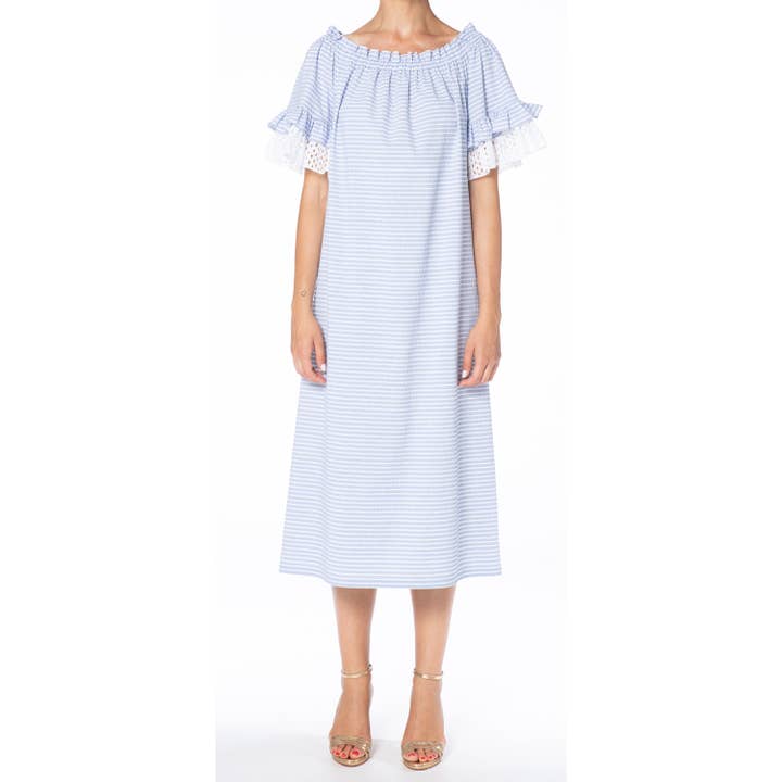 Florida - Fashion M.Corta L.Long Dress for wholesale by GIORGIO GRATI