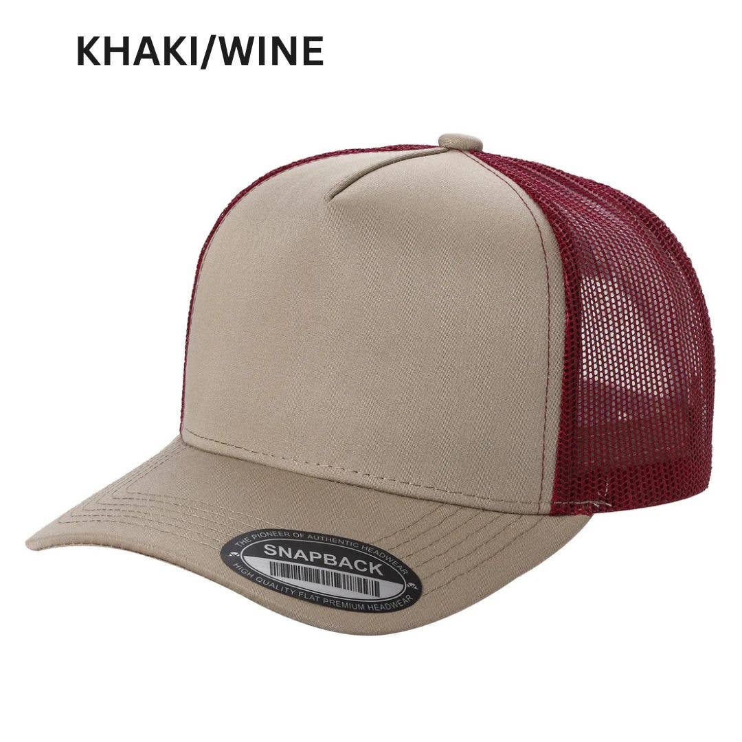 Burzip collection - Wholesale Trucker Hat - Unisex - TCM 2TONE - 5PANEL TC MESH 2TONE 5TRTM 21