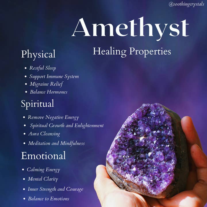Soothing Crystals - Wholesale Spiritual Stone/Crystal - Healing Gemstone Chips | Amethyst | Raw Crystal Chips