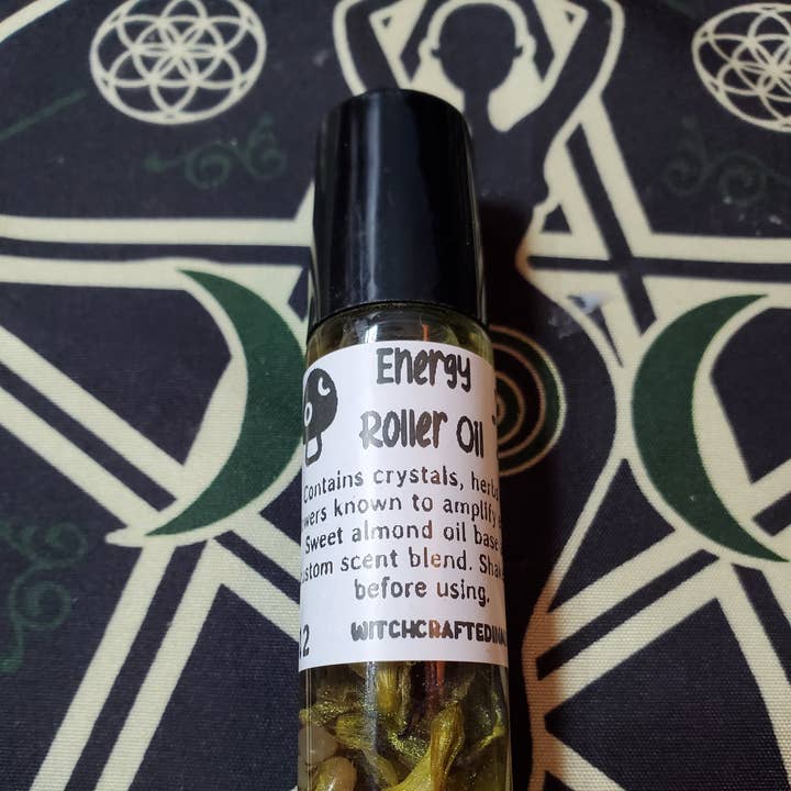 Energy Roller Oil Perfume Holistic Health Beauty Large for wholesale by Witchcrafted in MI