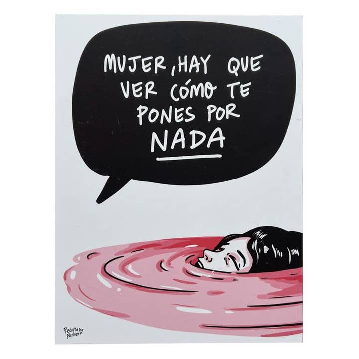 Illustration exclusive et solidaire “Exagérée” pour la vente par Pedrita Parker