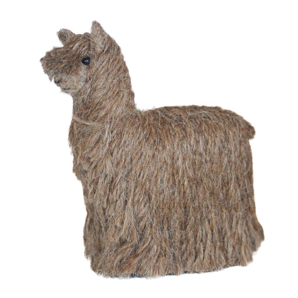 Lanart Alpaca - Wholesale Decorative Figurine - Cria Suri 5.5” - Artisan Hand-Felted Alpaca Sculpture8