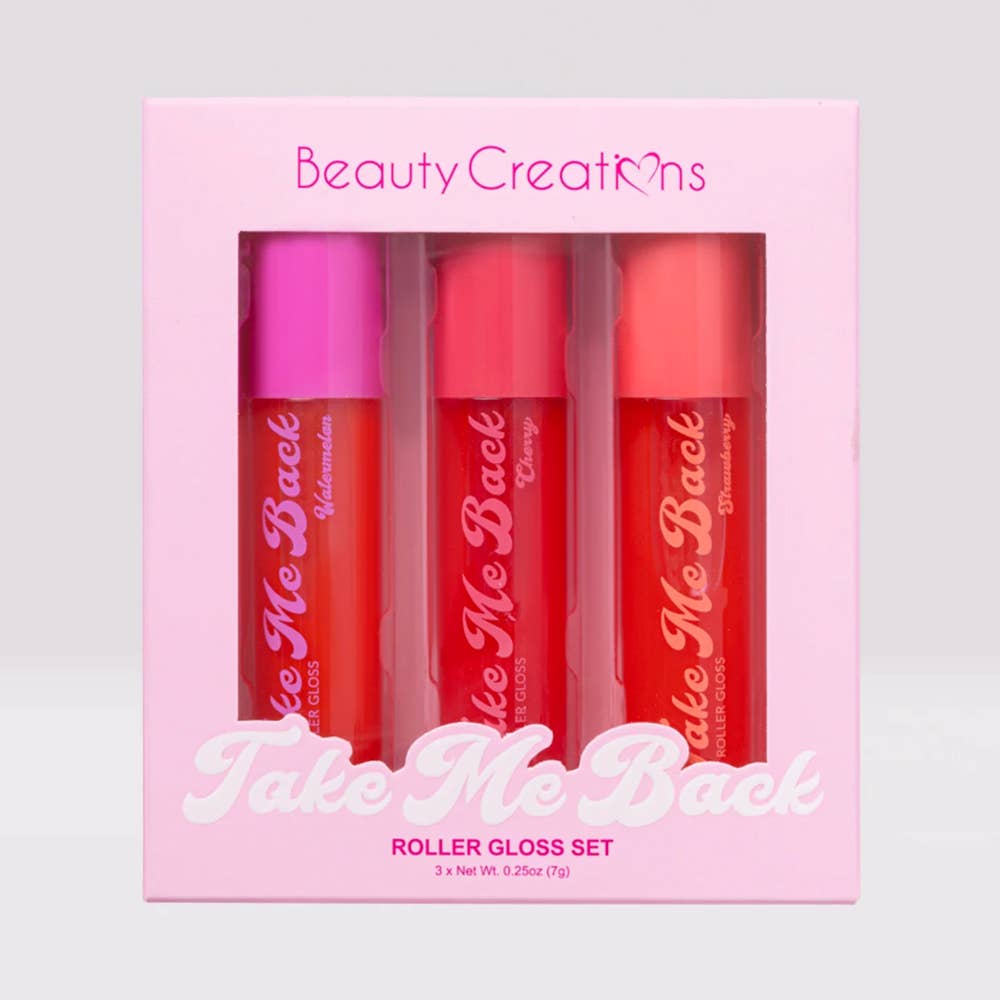   BEAUTY CREATIONS TAKE ME BACK ROLLER GLOSS SET, TBRG SET for wholesale on Faire1