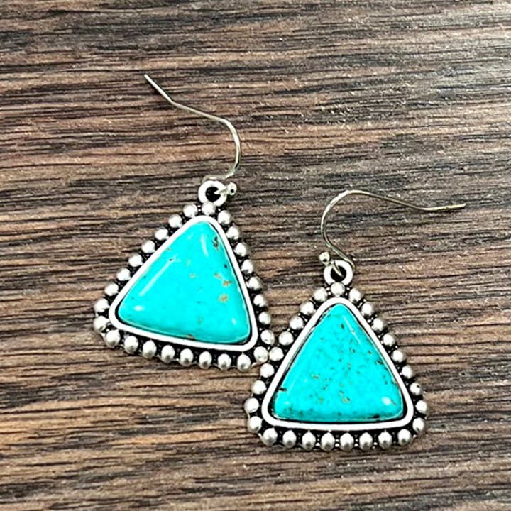 ISAC Trading Inc - Wholesale Dangle Earrings - 720331, Turquoise Earrings