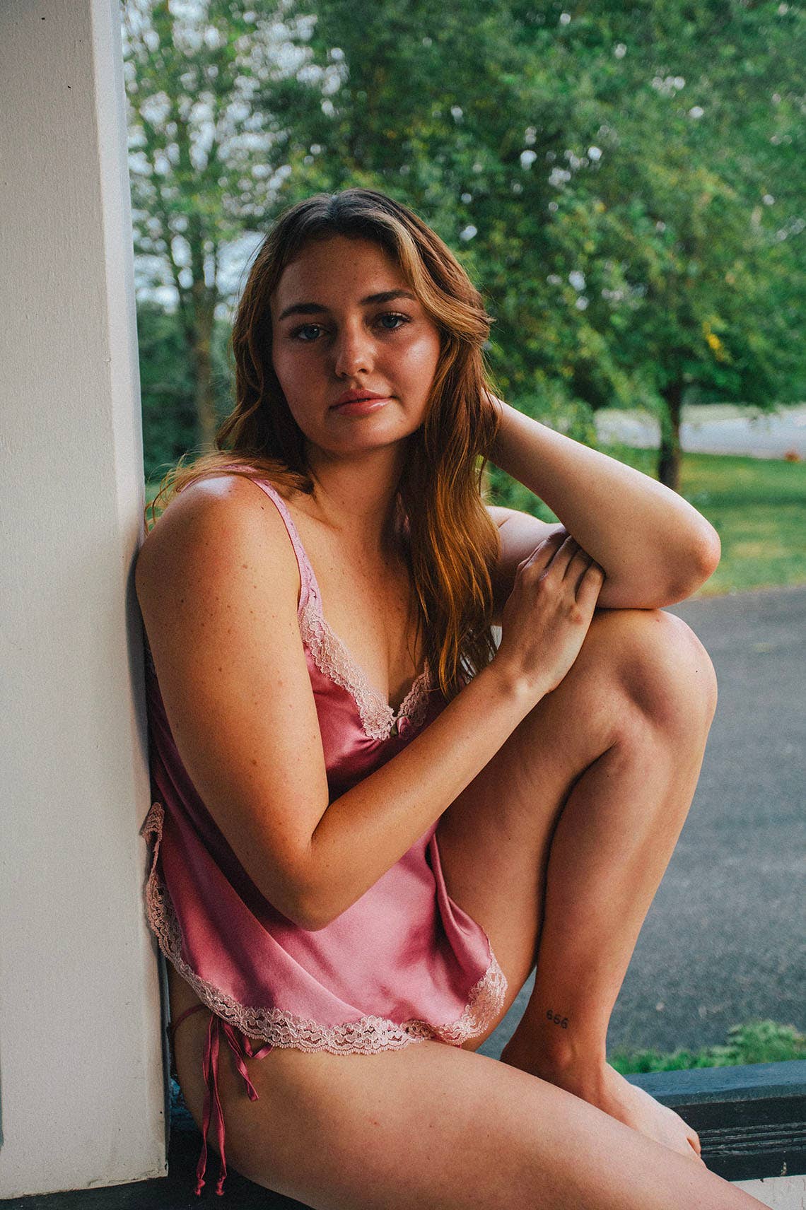 Clare Bare - Wholesale Underwear - Women's - Sonnet Tie Panty in Rose Silk Charmeuse15