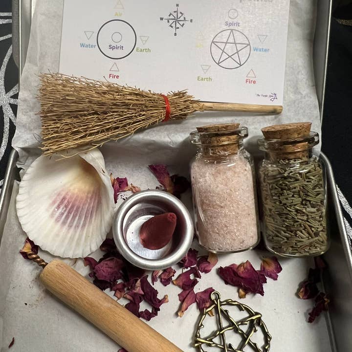 The Purple Spell – wholesale Craft supplies – Witch Travel Altar Kit - Spell Kit for Spells and Ritual3