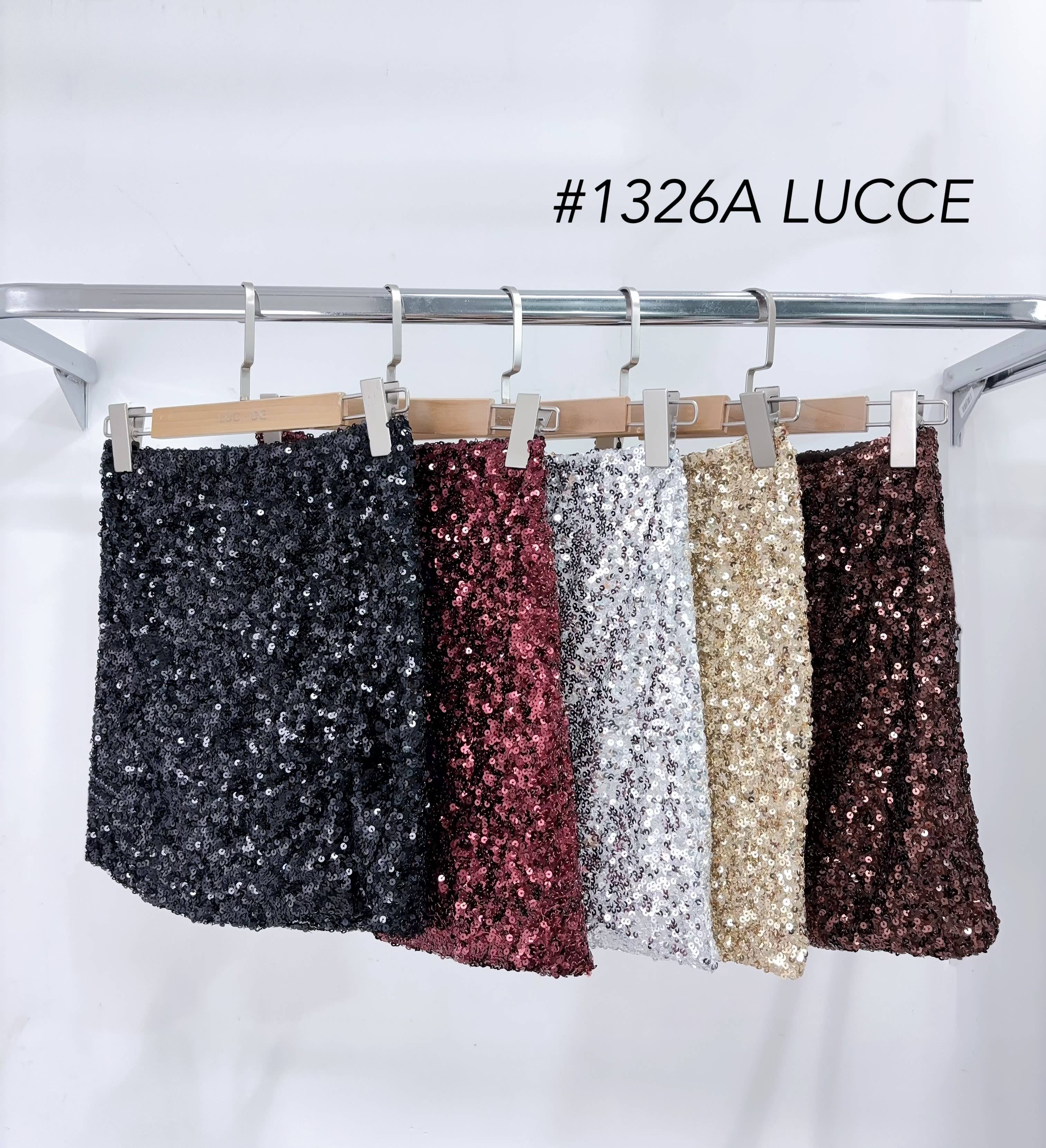 LUCCE - Wholesale Skirt - Women's - Sequin skirt - 1326A5
