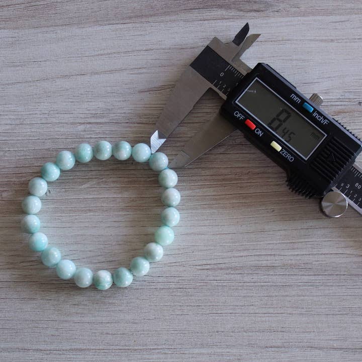 Pebble House - Wholesale Beaded Bracelet - Amazonite Bracelet (8mm HQ) - Crystals & Stones4