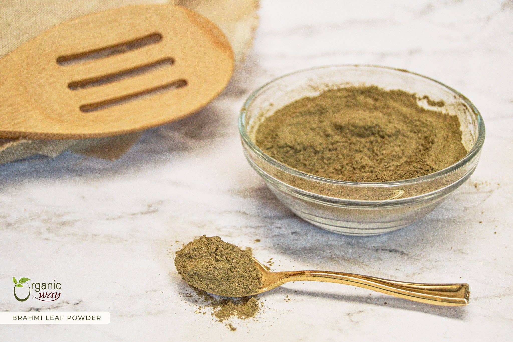 Organic Way LLC - Wholesale Protein/Superfood Powder - Brahmi Leaf Powder (Bacopa Monnieri) - Kosher Certified | Raw, Vegan, Non GMO & Gluten Free | USDA Certified | Origin - India2