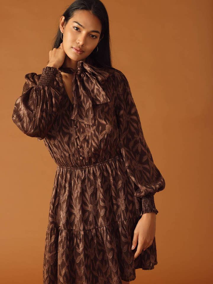 A textured woven mini dress - ID21670 for wholesale by FLYING TOMATO