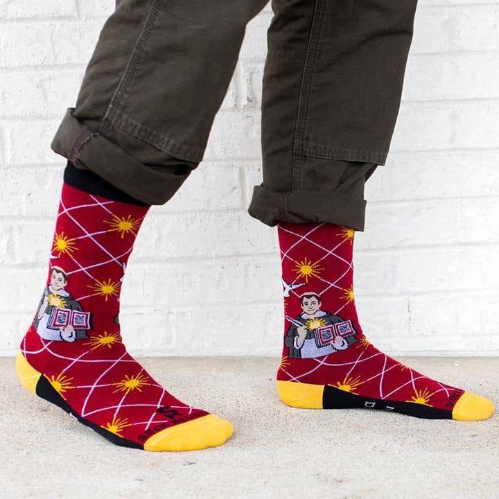 Sock Religious - Wholesale Socks - Unisex - St. Thomas Aquinas Adult Socks5
