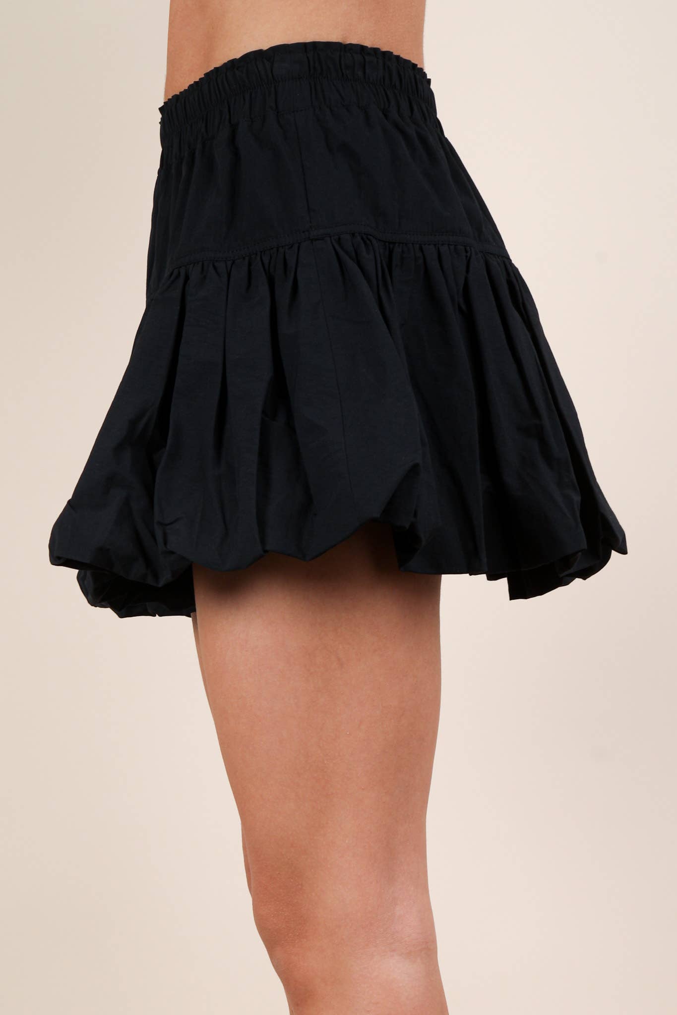 VERY J - Wholesale Skirt - Women's - NS50136-Bubble Mini Skirt with Inner Shorts22
