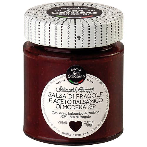 CASCINA SAN CASSIANO SRL - Wholesale Jam/Jelly - Sweet Strawberry Sauce with "Balsamic Vinegar of Modena PGI"