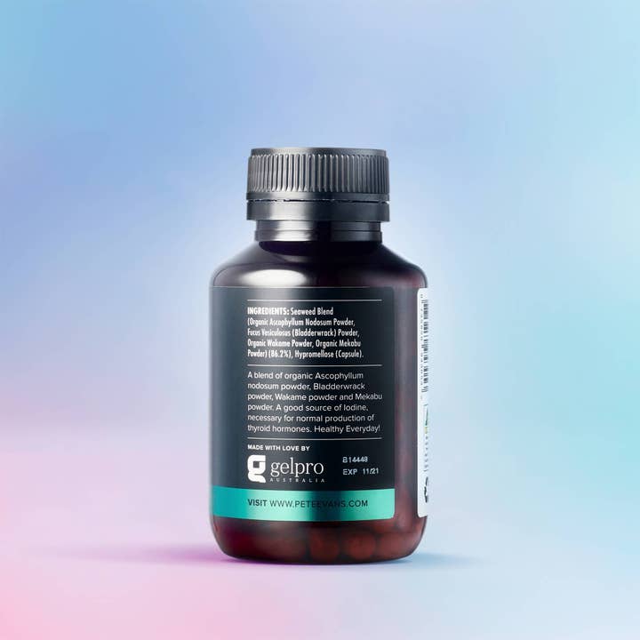 Gelpro Australia - Wholesale Oral Supplement/Vitamin - Pete Evans Organic Seaweed SuperBlend Capsules - 90 Caps