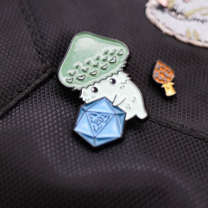 Foam Brain Games - Wholesale Lapel Pin/Button - Mystery Loot: Friendly Fungi7