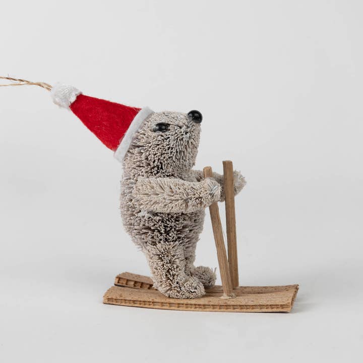 Ten Thousand Villages - Wholesale Ornament - * Gus the Ski Bear Ornament
