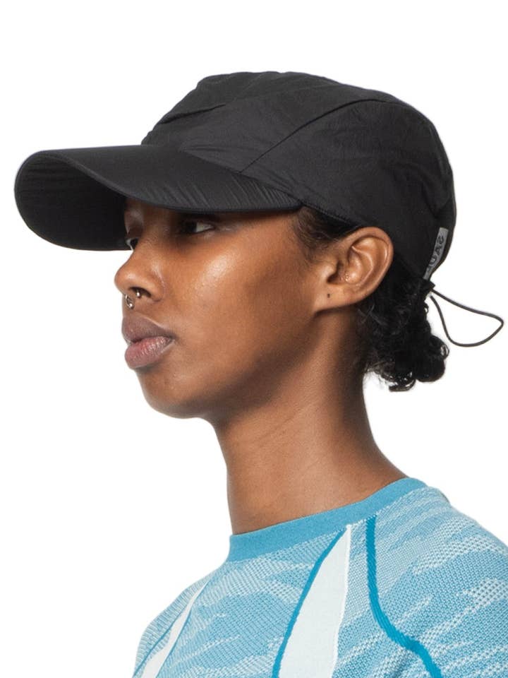 LIGHTWEIGHT RUNNING CAP - BLACK for wholesale by Saul Nash