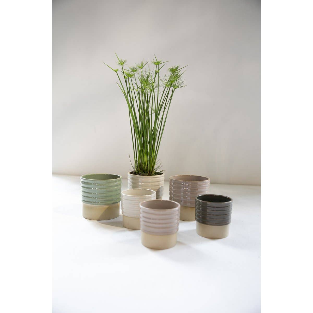 Ceramics Limburg – Großhandel Blumentopf – Cellos-Pot-Duo staubiges Rosa S3